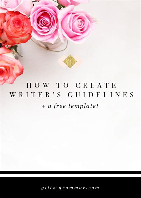 Writer's Guidelines .